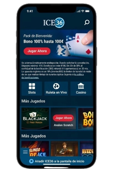 Juegos avanzados y de alta calidad en Ice36